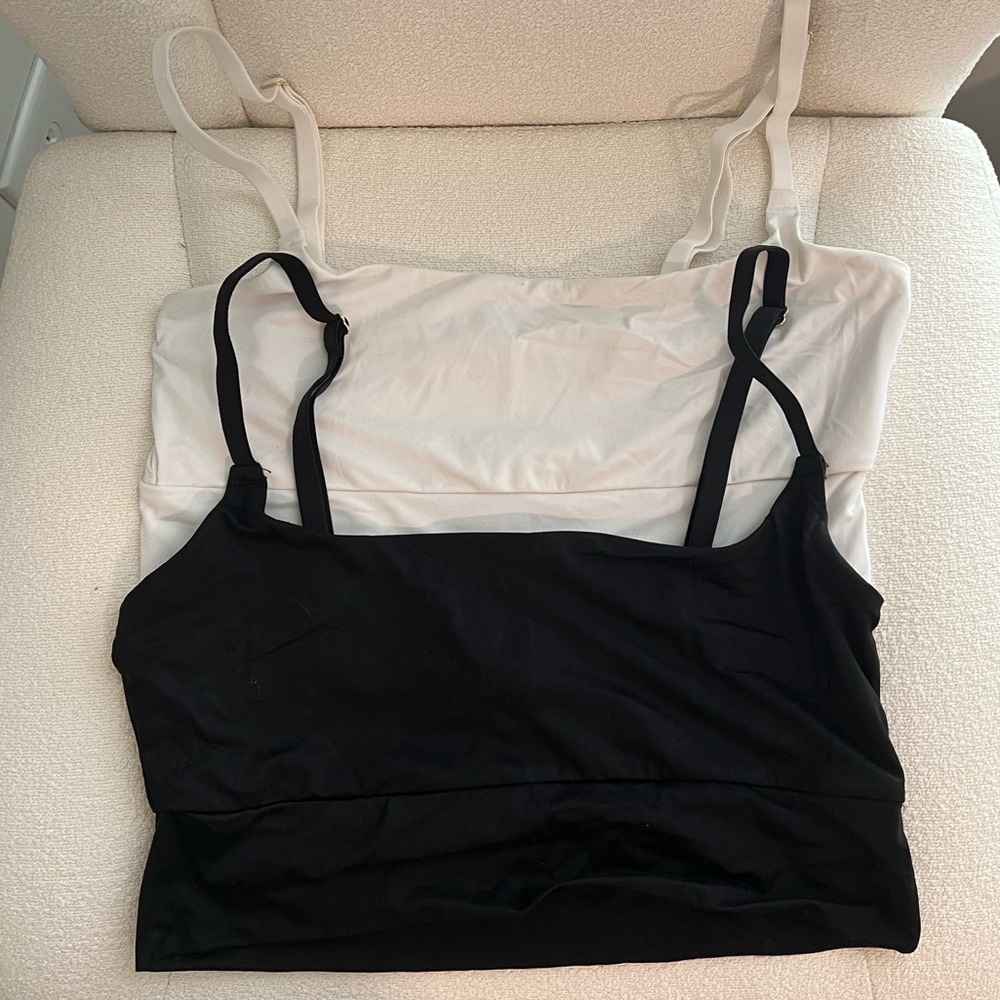 Black and White Seamless Bralette Bundle